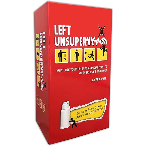 Left Unsupervised Family  Kids Card Game Edition Games Night New Sealed Age 10+ - Picture 3 of 10